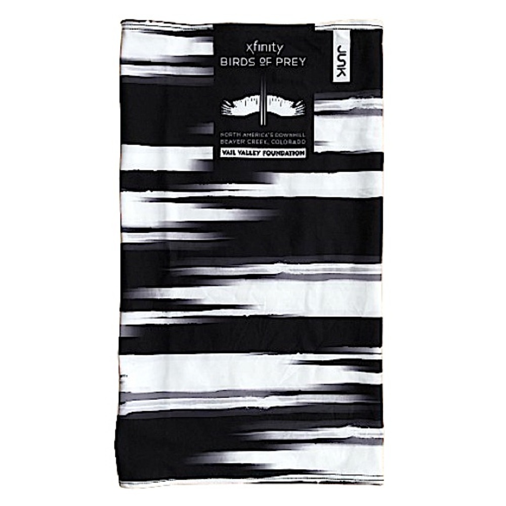 Birds Of Prey FIS Race Neck Gaiter Ski Balaclava Black White Ski Scarf Face Mask